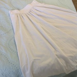 Vintage white midi skirt